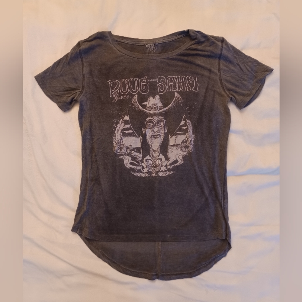 RARE Doug Sahm Midnight Rider Tee S